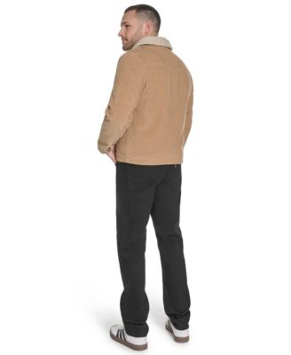 Men's Corduroy Trucker with Sherpa Collar Jacket