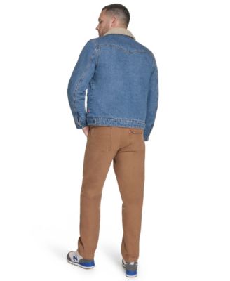 Men's Denim Western Sherpa Lined Collar Jacket