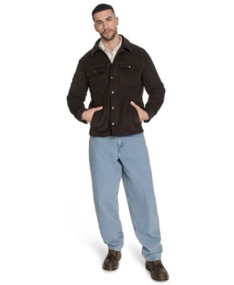 Men's Corduroy Plaid Lining Shirt Jacket