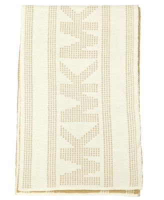 Women's Signature 2-Piece MK Sport Tape Cuff Beanie and Scarf Box Set