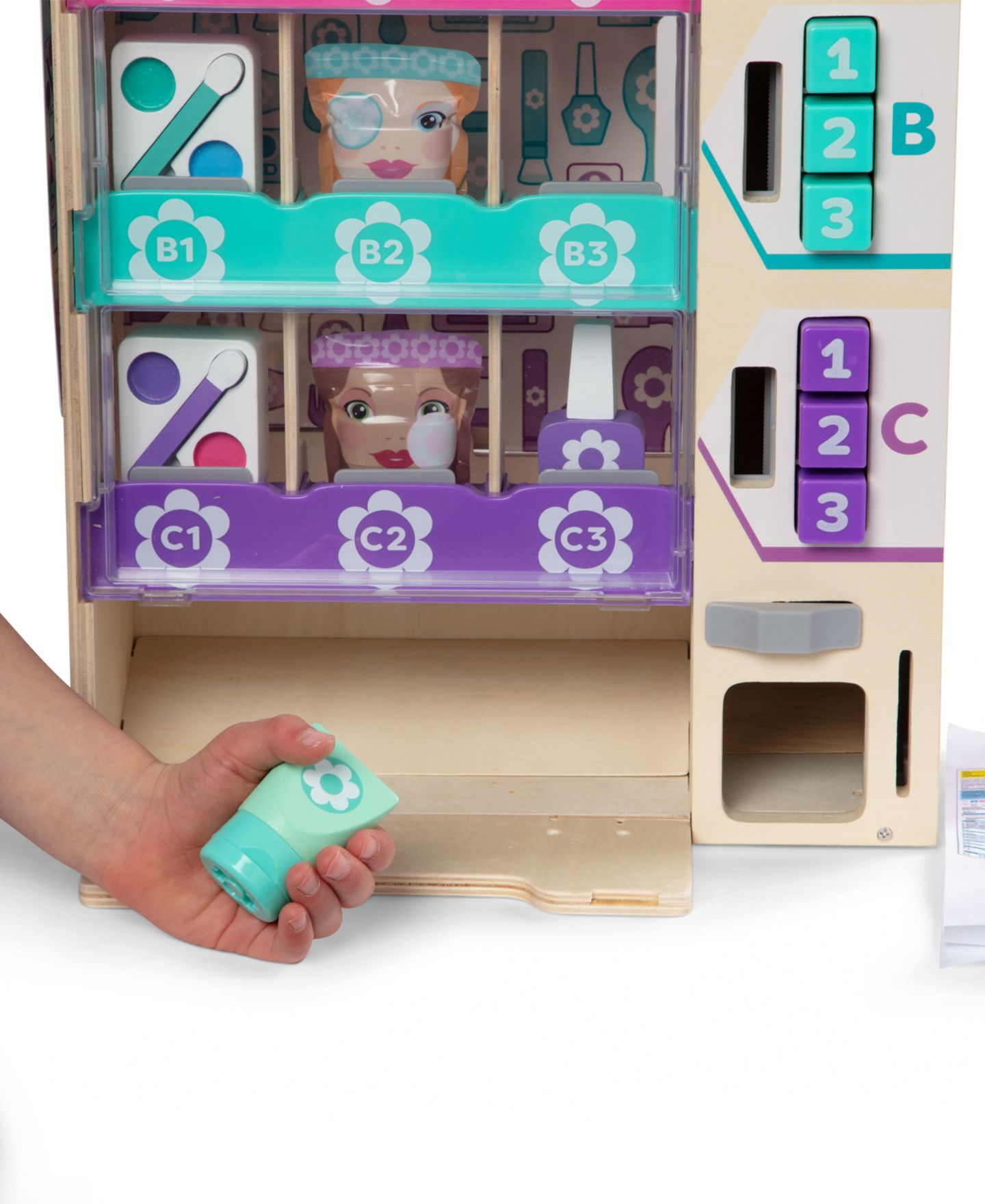 Детские игрушки Melissa and Doug Sort, Stock, Select Beauty Kiosk 24-Piece Play Set, Ages 3+ — фото 3