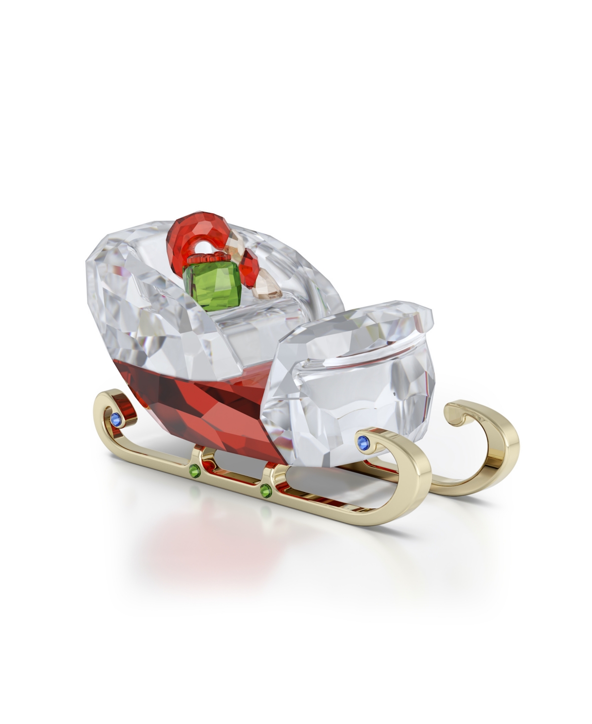 Swarovski Holiday Cheers Sleigh Figurine In Multi
