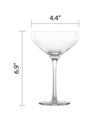 Gala Coupe Cocktail Glasses, Set of 4