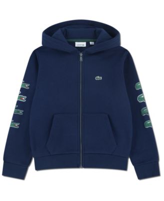 Boys' 8-20 Graphic Logo Print Full-Zip Hoodie