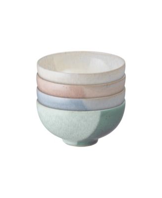 Denby Kiln Accent Rice Bowls, Set of 4 - Macy's