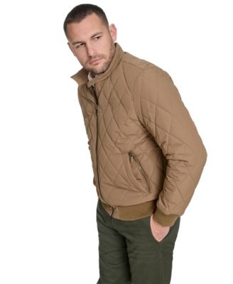 Men's Quilted Bomber Jacket