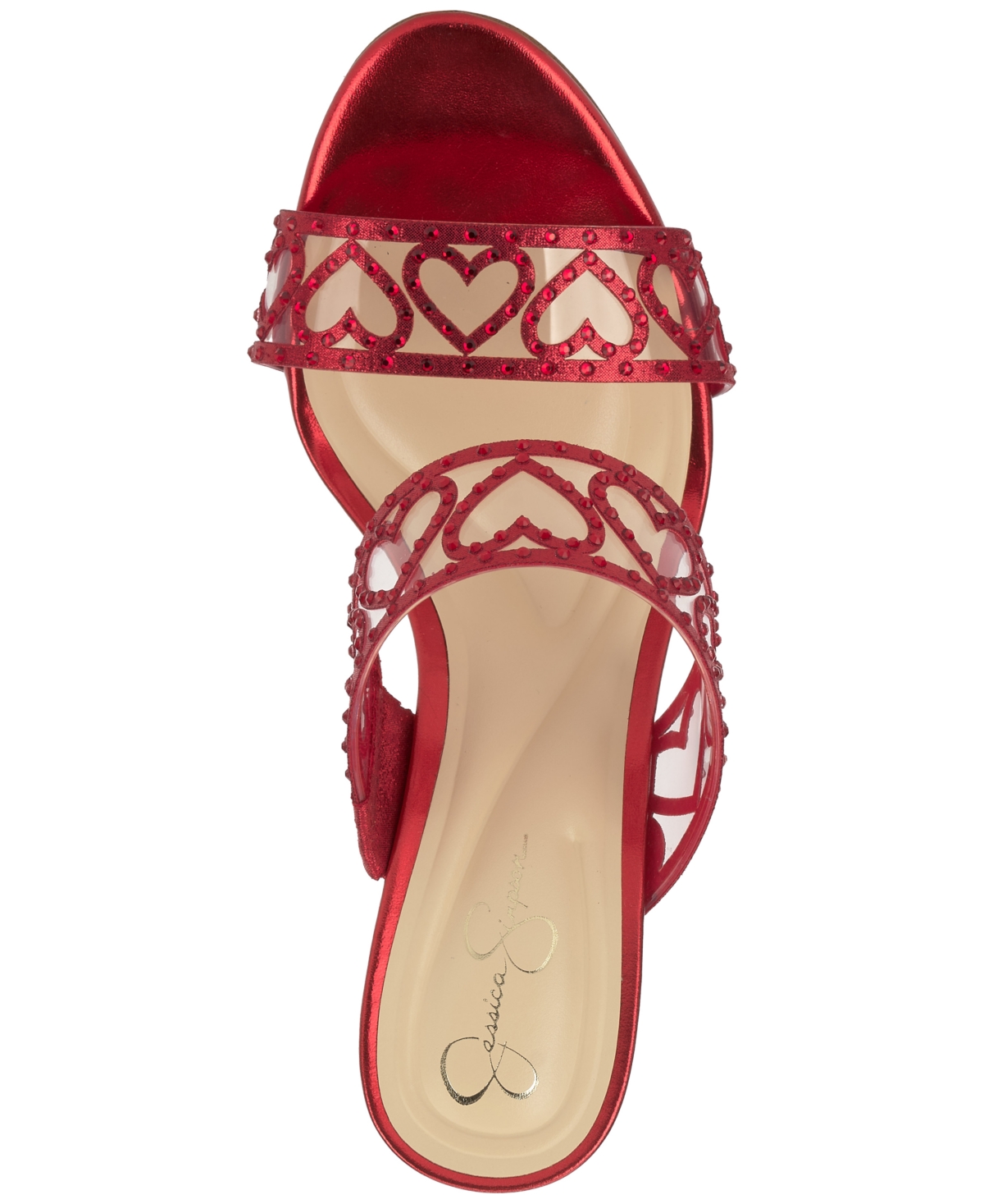 Jessica Simpson Jovara Slide Sandal In Red