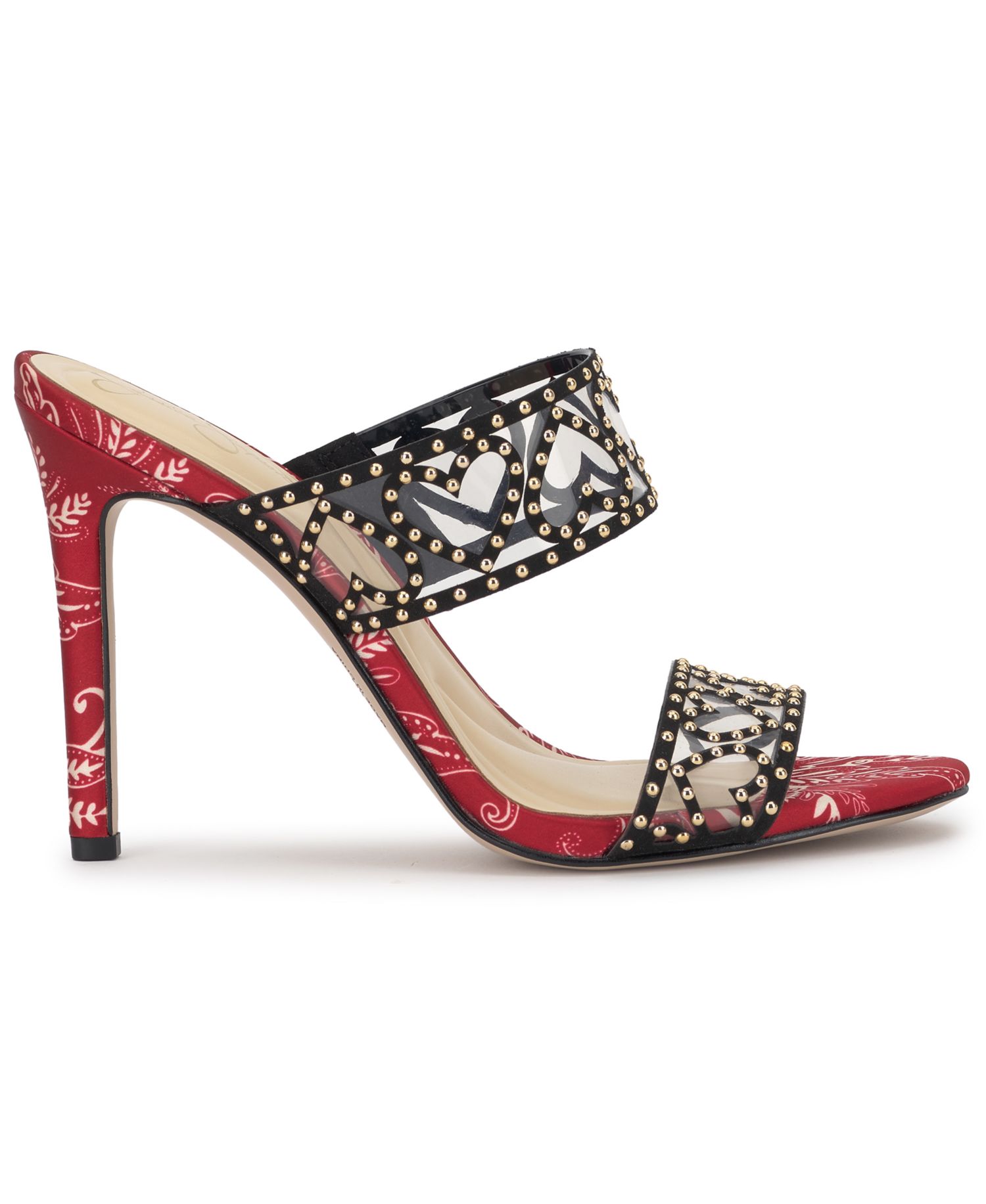 Women's Jovara Double Heart Band Stiletto Dress Sandals