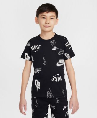 Big Kids Sportswear Printed Cotton T-Shirt