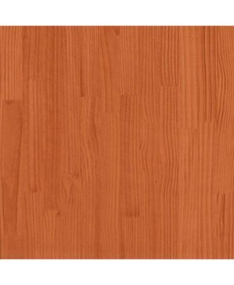 Garden Sofa Wax Brown Solid pine wood Medium Modular