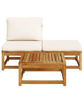Garden Lounge Set Cream white