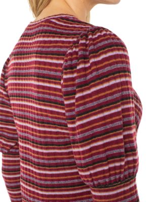 Women's Striped Crewneck Top