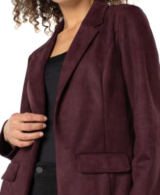 Women's Notch Collar Boyfriend Blazer