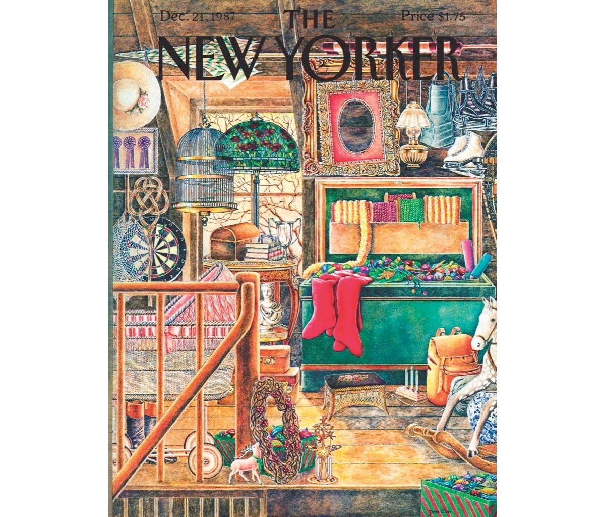 New York Puzzle Company Christmas Attic 1000 Piece Puzzle