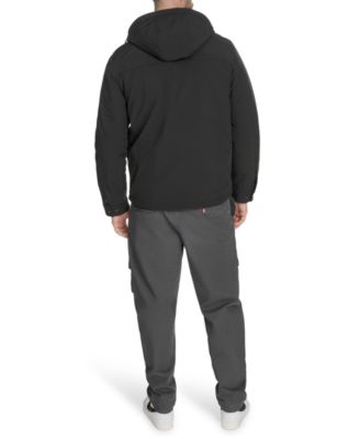 Men's Rib Stop Softshell with Hood Jacket 