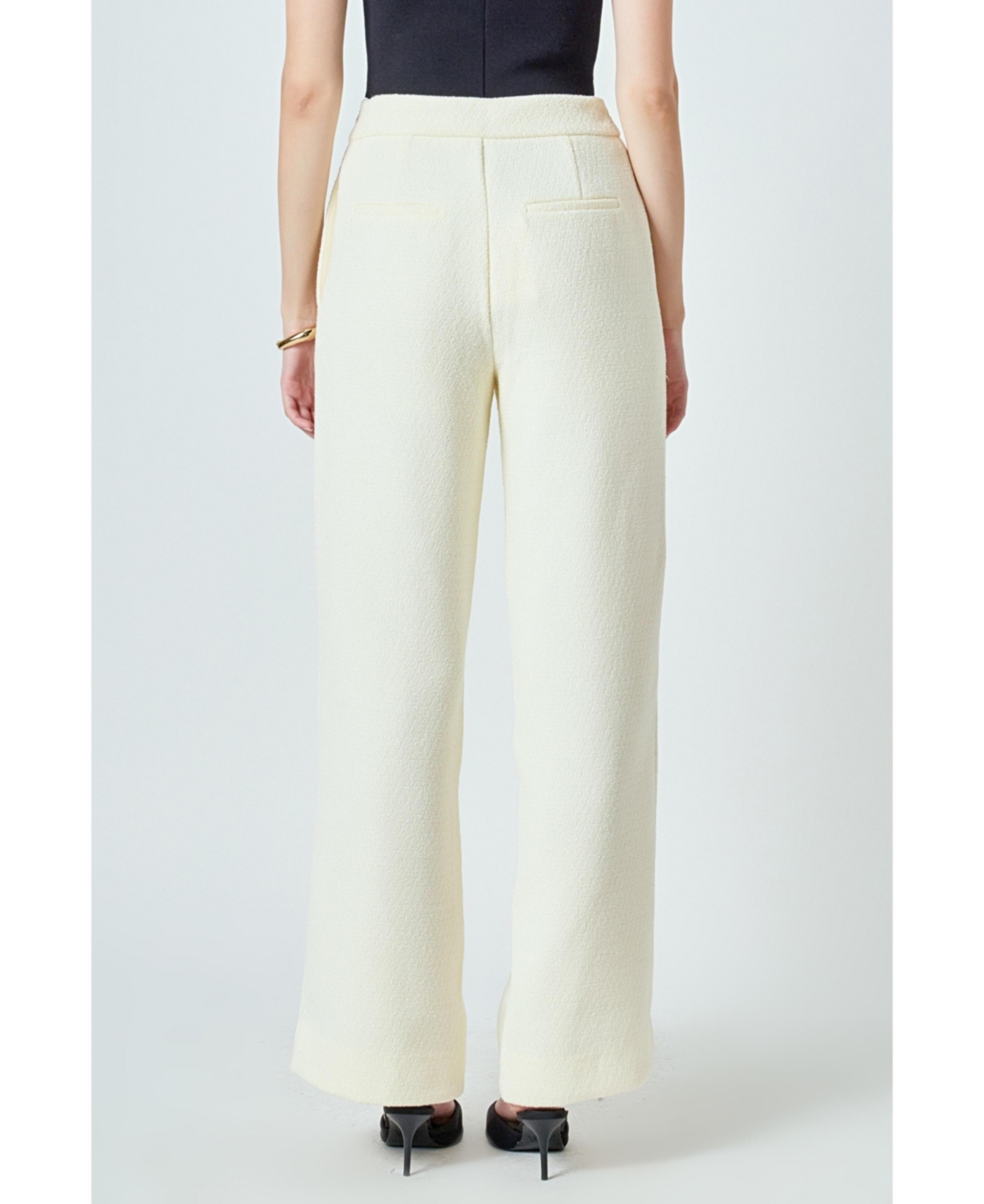 endless rose Women's Tweed Wide Pants