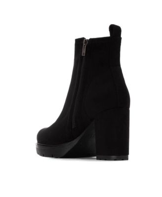 Women's Suede Heeled Dress Booties By XTI