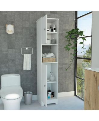 Ibis Linen Cabinet White MDF