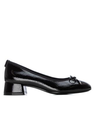 Women's Patent Leather Block Heel Pumps By XTI