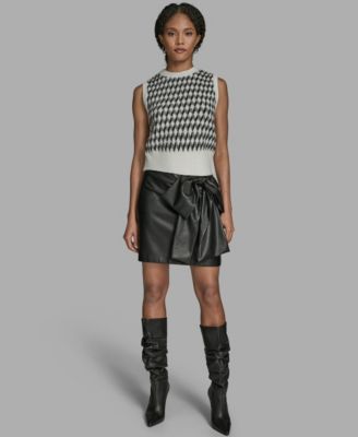 Women's Bow Mini Skirt