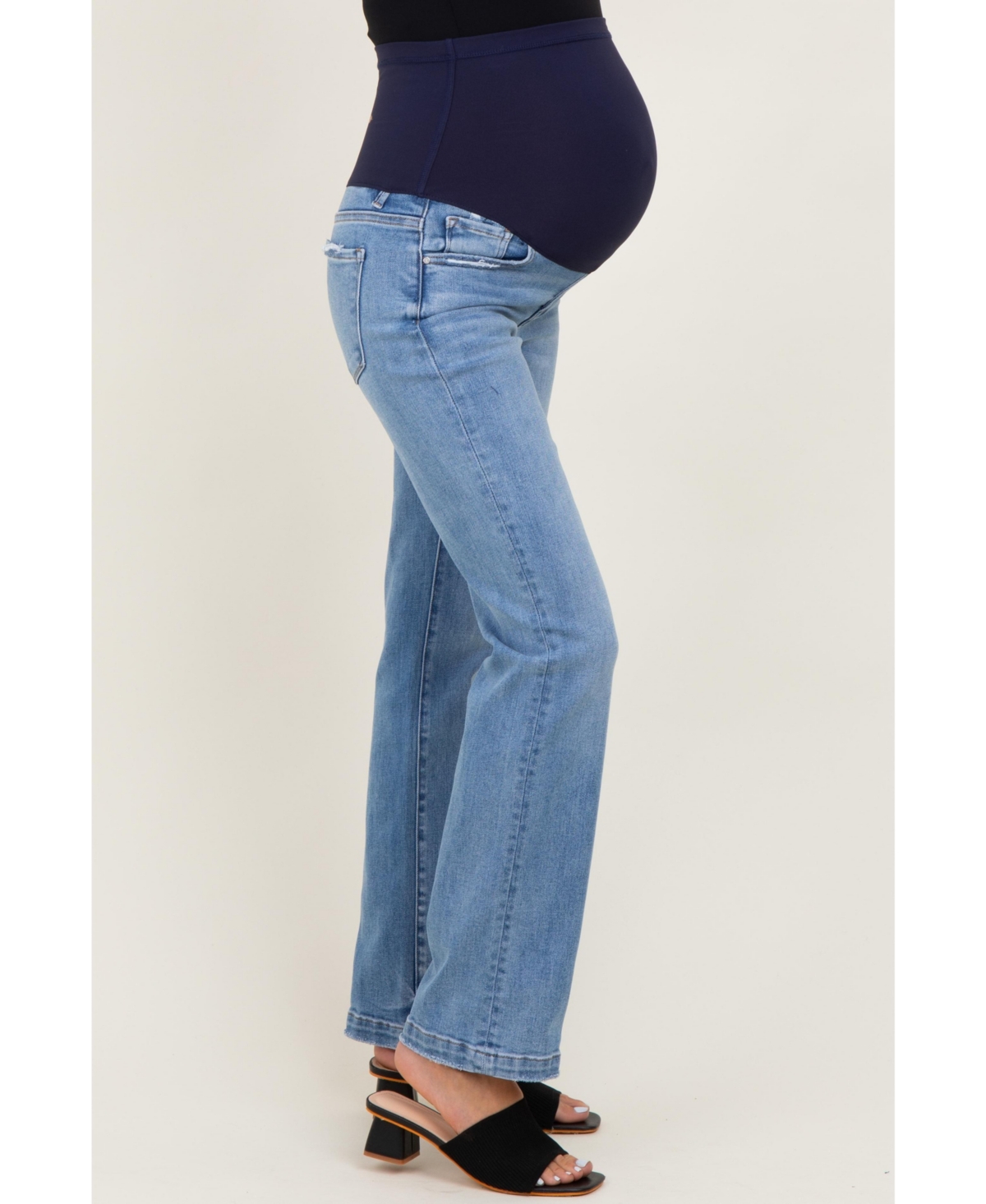Pinkblush Maternity Medium Mid Rise Straight Jeans