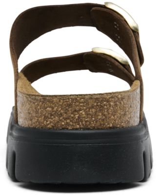 Women's Arizona Chunky Suede Leather Platform Sandals from Finish Line