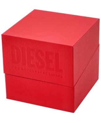 Men's Master Chief Quartz Three-Hand Date Black Silicone Watch Gift Set, 43mm