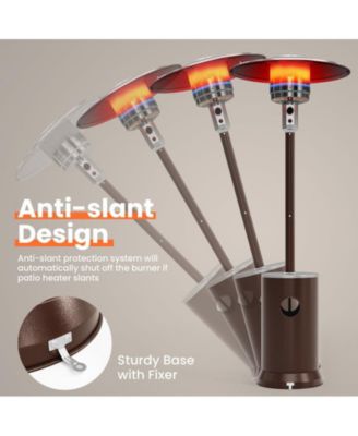 48000 BTU Stainless Steel Propane Standing Patio Heater