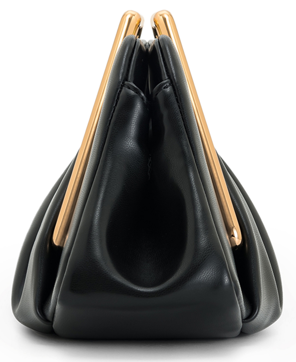Jw Pei Lila Metal Frame Clutch In Black