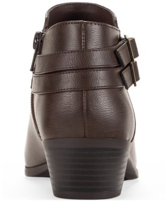 Women's Willaa Belt Block Heel Booties, Macy's Exclusive