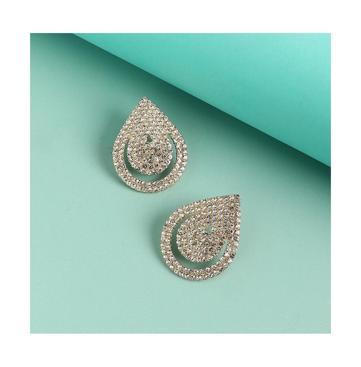 Sohi Party Drop Earrings In Silver