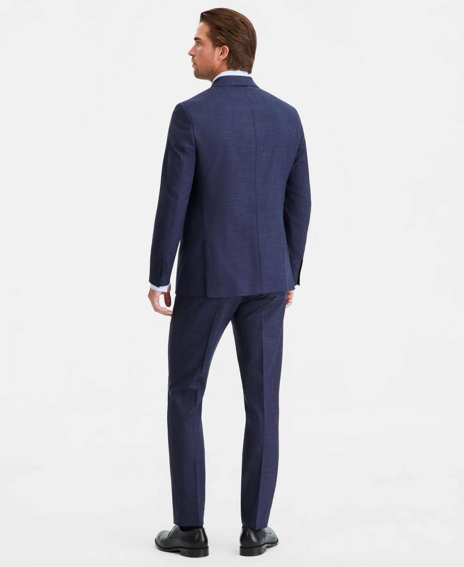 Men's Slim-Fit Double-Breasted Suit Separates Jacket