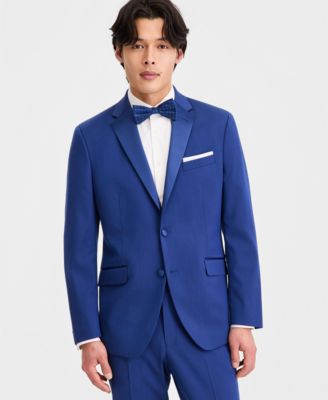 Men's Slim-Fit Satin Tuxedo Suit