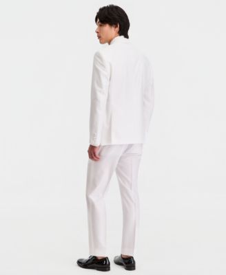 Men's Slim-Fit Satin Tuxedo Suit