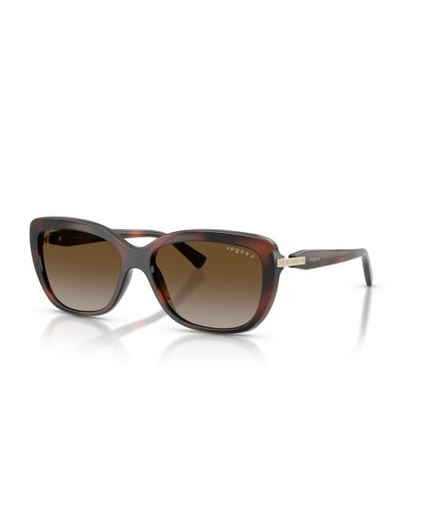 Женские солнцезащитные очки Vogue Eyewear Polarized Sunglasses, VO5678SB, цвет: Коричневый гавана
