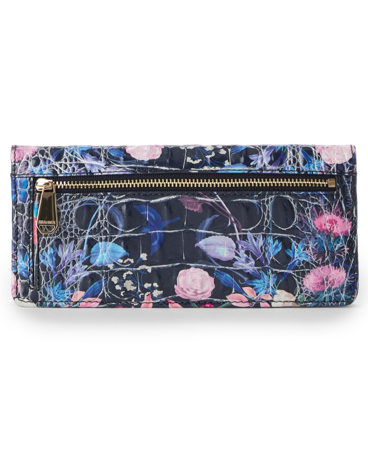 Brahmin Ady Melbourne Embossed Leather Wallet In Multi