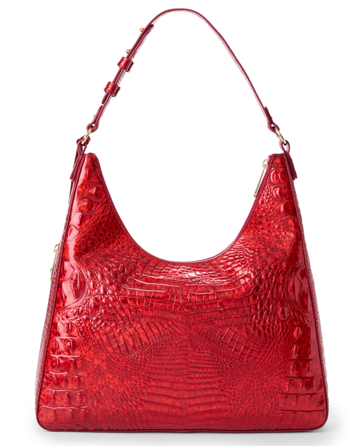 Brahmin Tabitha Leather Shoulder Bag In Red