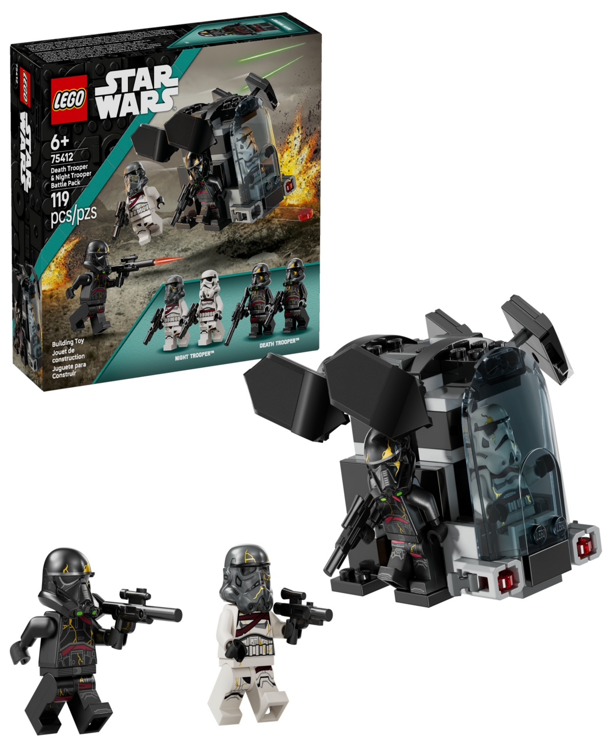 Lego Star Wars Death Trooper Night Trooper Battle Pack In Multi