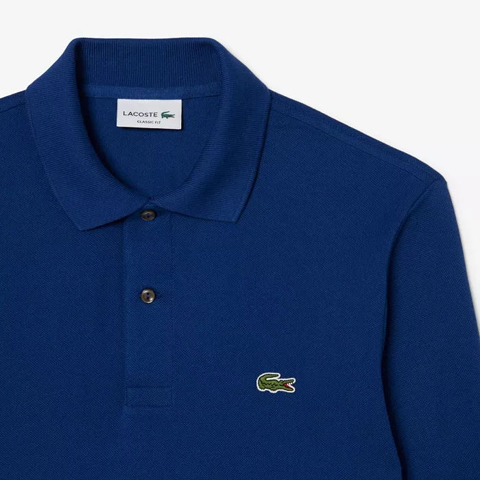 Men's Classic Fit Long-Sleeve Polo Shirt - thumbnail 4