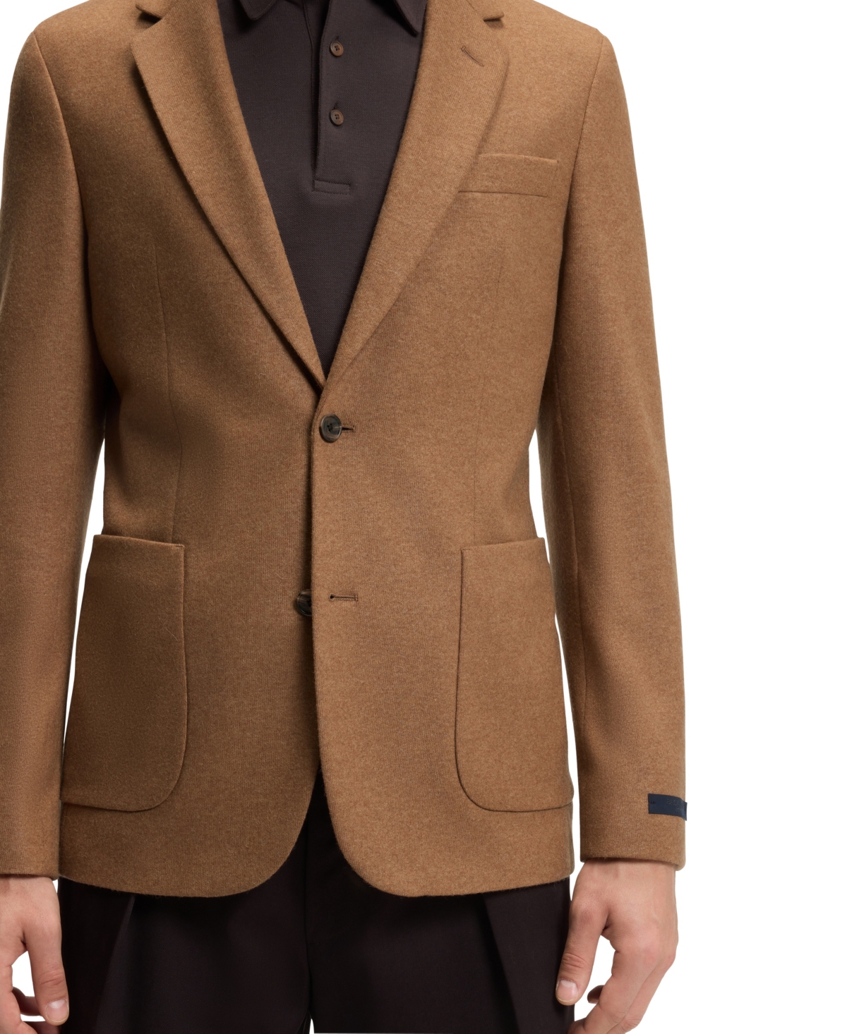 Hugo Boss Boss By  Men's Beckham X Boss Wool Cashmere Slim-fit Blazer In Brown