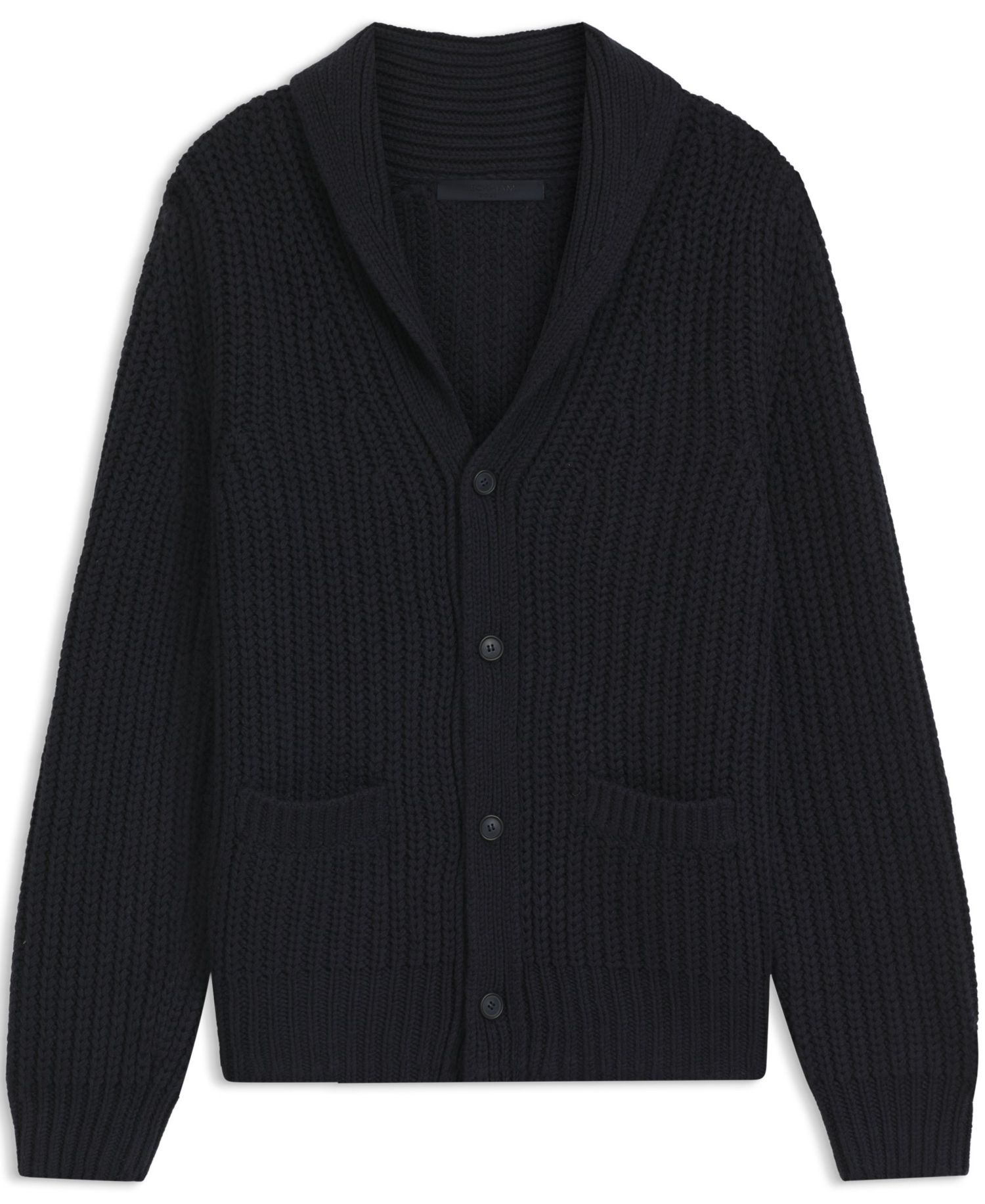 BECKHAM x BOSS Men's Wool Cashmere Relaxed-Fit Cardigan
