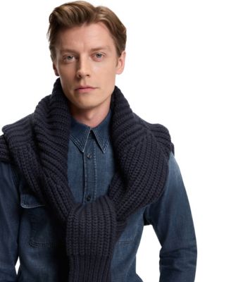 Men's BECKHAM x BOSS Blue Denim Shirt