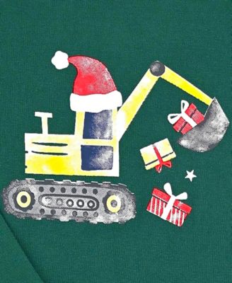 Baby and Toddler Boys Snug Fit Holiday 3-Piece Pajama Set