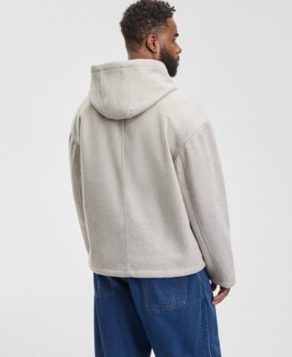 Men's Relaxed Fit Long Sleeve Zip-Front Hoodie, Macy's Exclusive