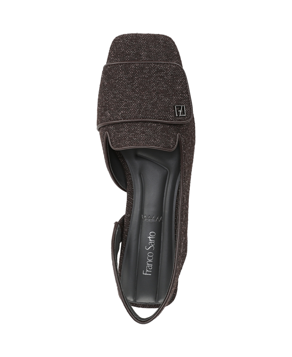 Franco Sarto Women's Teagan Square Toe Slingback Flats In Brown