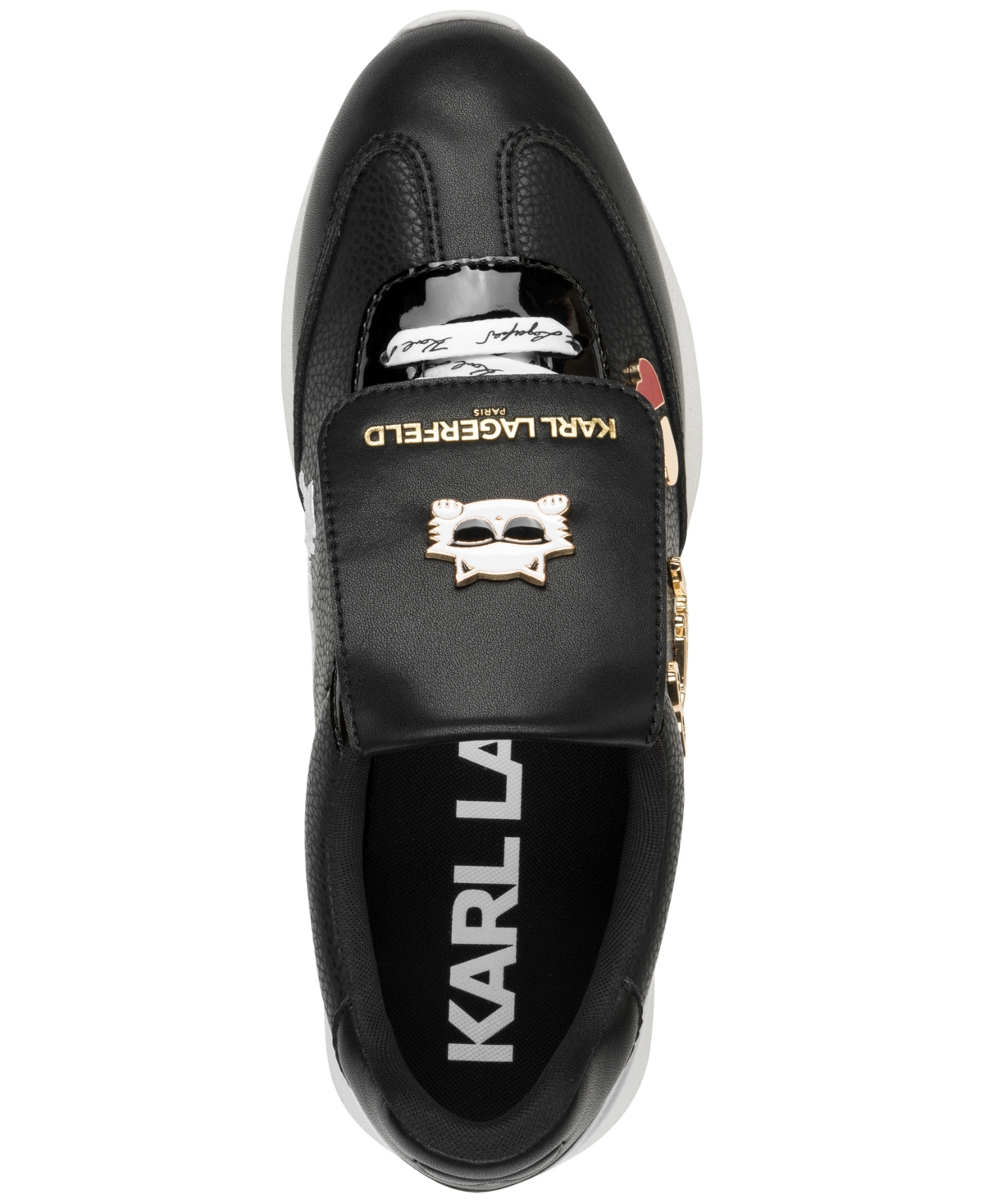 Karl Lagerfeld Paris Women's Minia Pins Lace-Up Sneakers