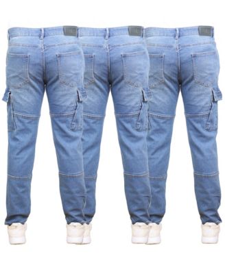 Men's 3-Pack Stretch Cargo Pocket Jeans