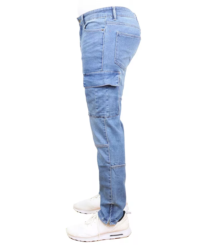Men's Stretch Cargo Pocket Jeans - thumbnail 8