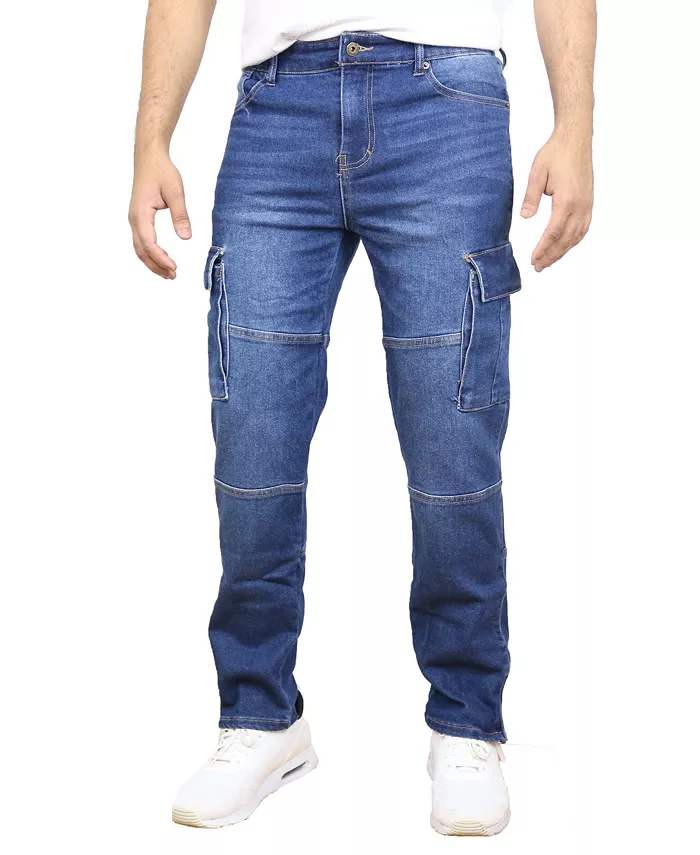 Men's Stretch Cargo Pocket Jeans - thumbnail 2