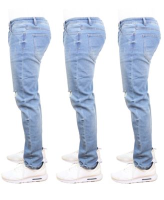 Men's 3-Pack Stretch Ripped Jeans